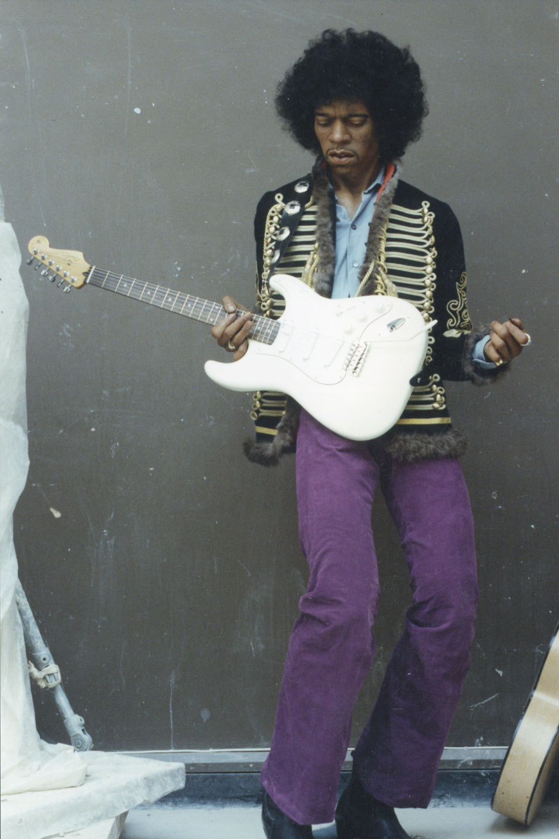 Sculpture of Jimi Hendrix by Karen Newman