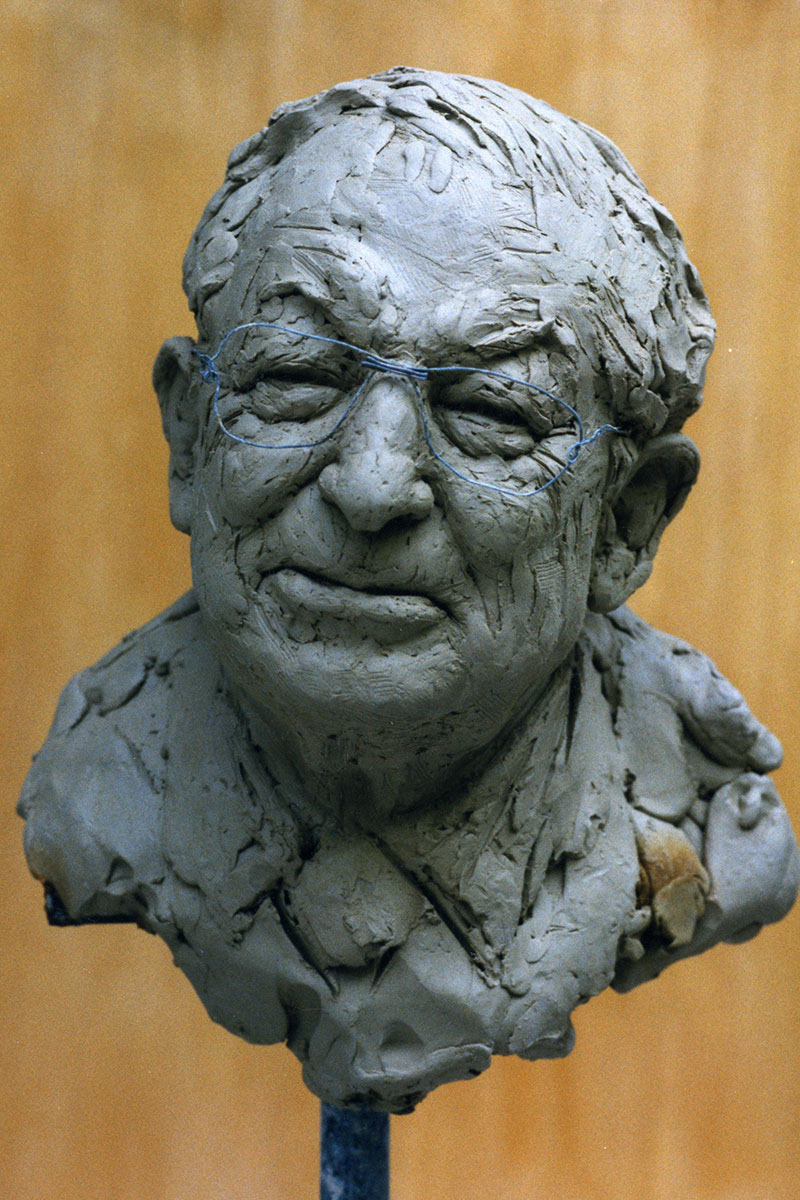 Sculpture of Phillip Joseph by Karen Newman