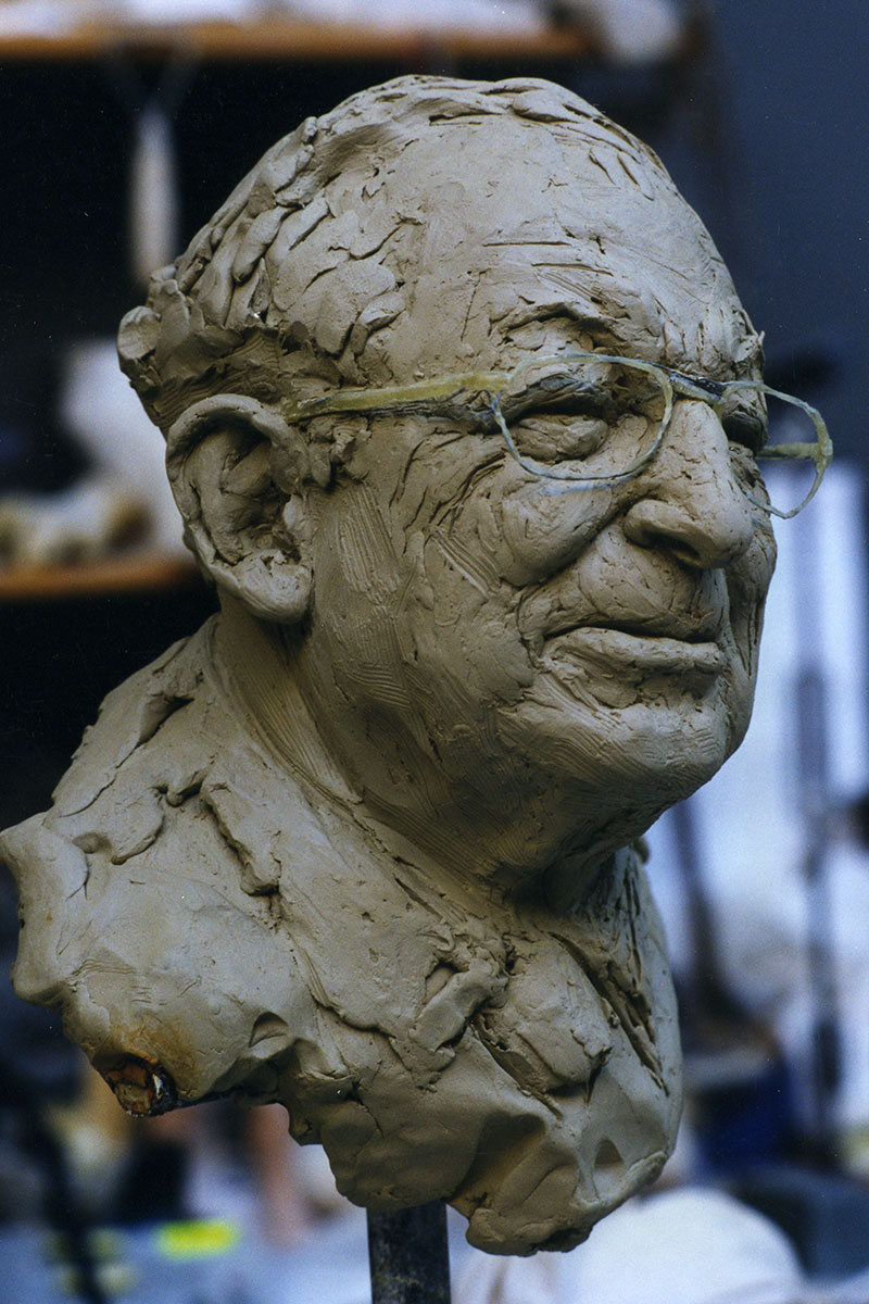 Sculpture of Phillip Joseph by Karen Newman