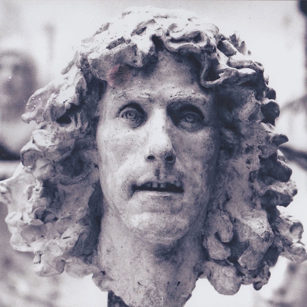 Sculpture of Roger Daltrey of 'The Who' by Karen Newman