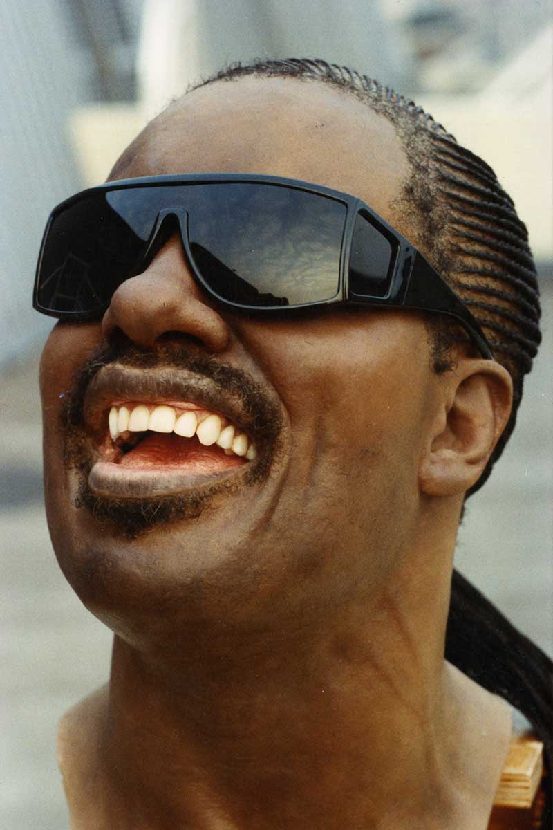 Sculpture of Stevie Wonder by Karen Newman