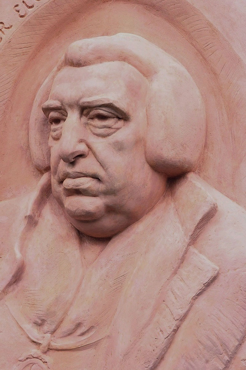 Sculpture of William Vincent by Karen Newman