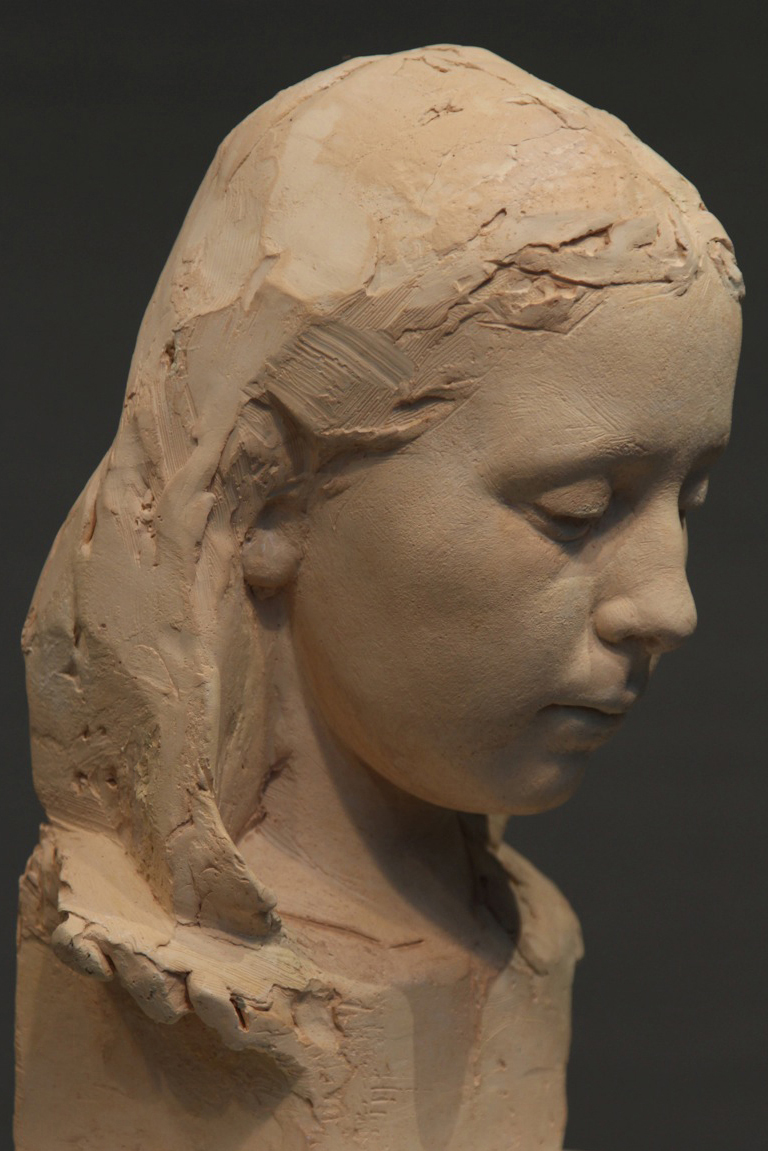 Sculpture of Vivien by Karen Newman