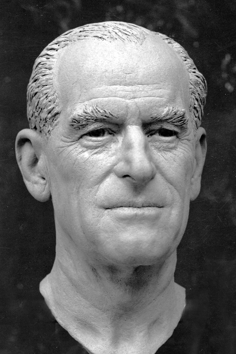 Sculpture of HRH The Duke of Edinburgh by Karen Newman