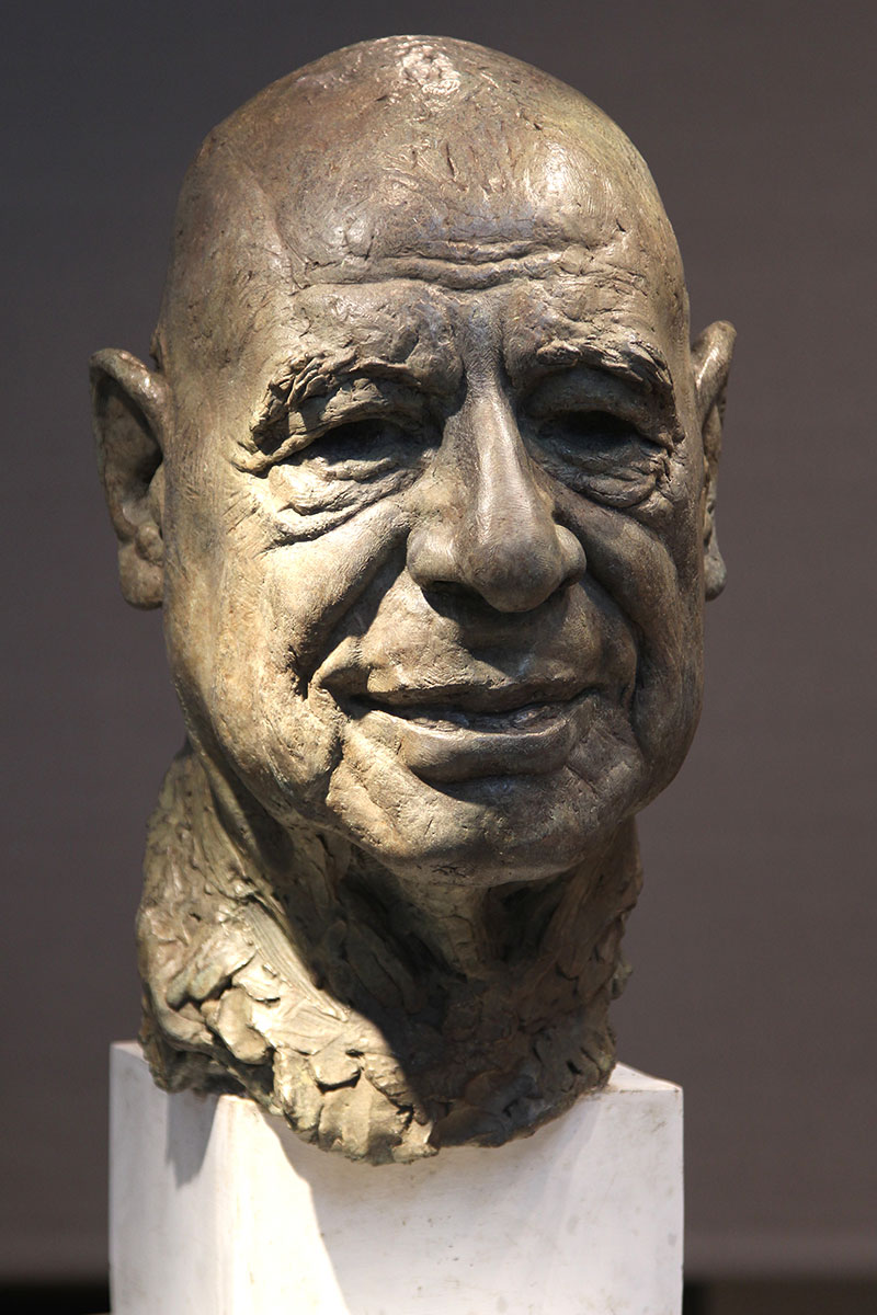 Sculpture of Dr Samir Eid by Karen Newman