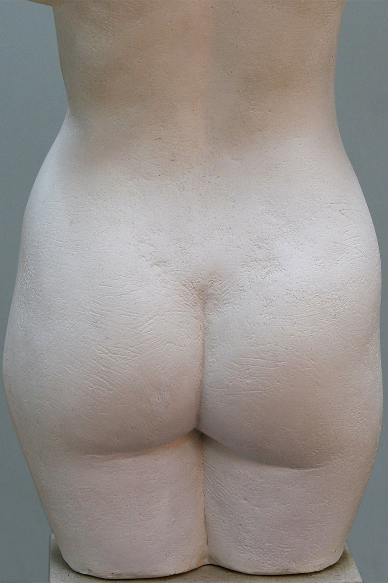 Sculpture of female torso by Karen Newman