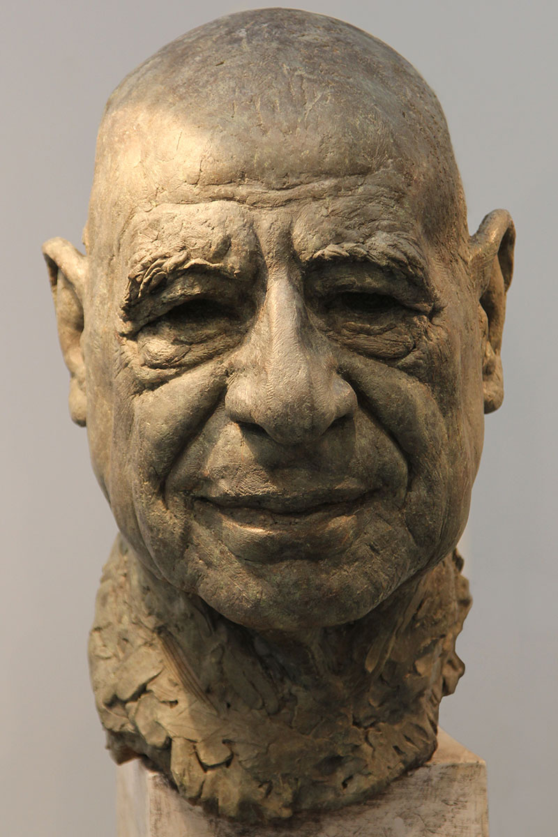 Sculpture of Dr Samir Eid by Karen Newman