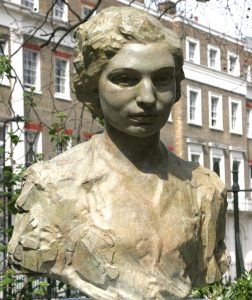 Sculpture of Noor Inayat Khan, GC, Croix de Guerre by Karen Newman